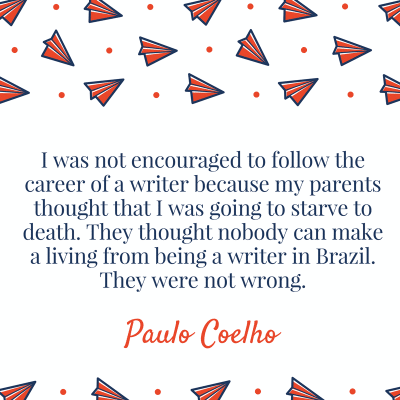 Paul Coelho Author Quotes for Writers