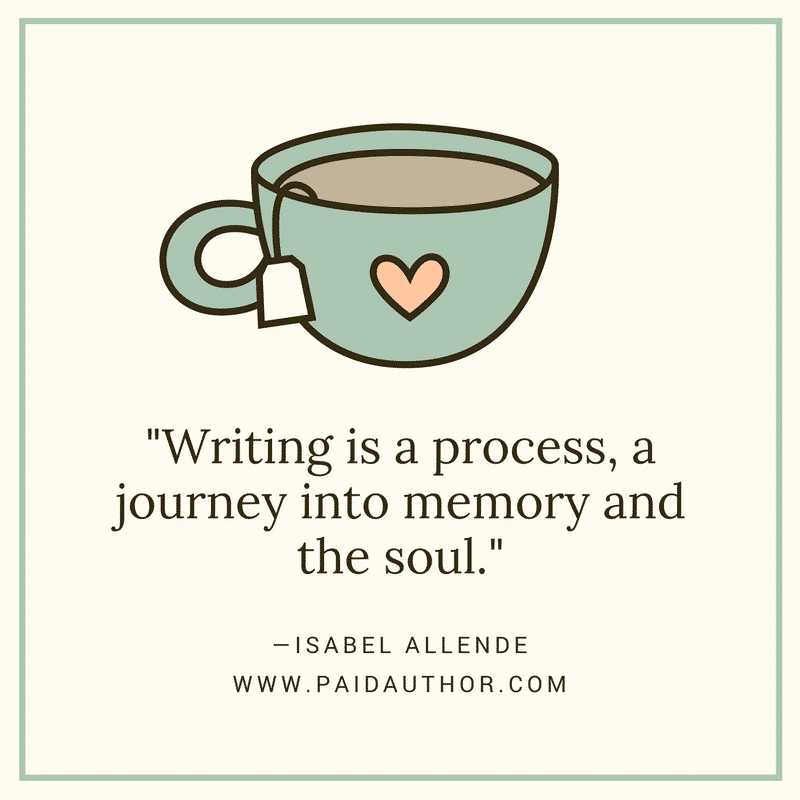 Author Quotes about Writing by Isabel Allende