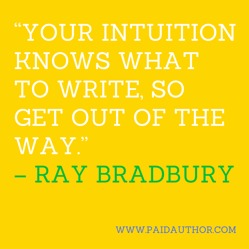 Author Quotes about Writing by Ray Bradbury