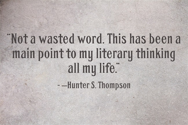 Author Quotes Hunter S. Thompson