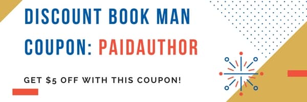 Discount Book Man Coupon ‘PAIDAUTHOR’ and Results